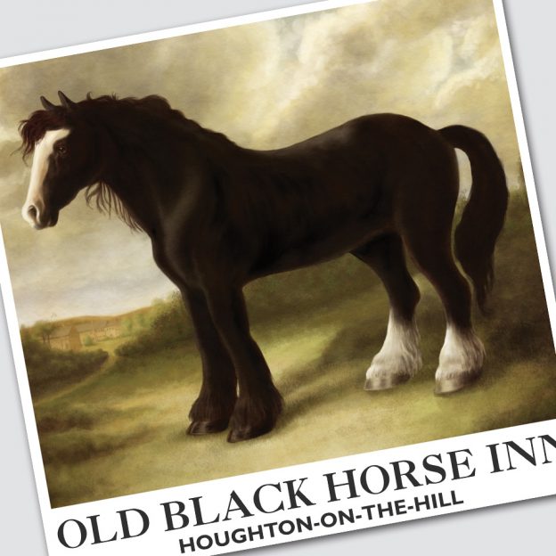 Logo for The Old Black Horse Inn, Houghton On The Hill, Leicestershire